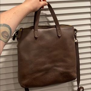 Madewell Zip Top Transport cross body bag